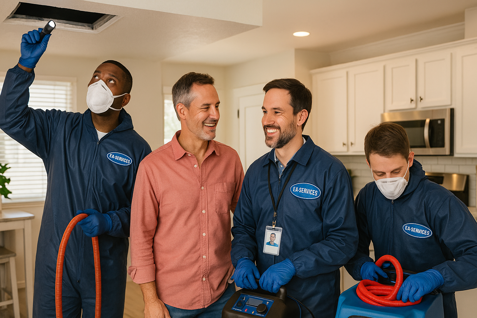 Professional cleaning team working in Rio Rancho